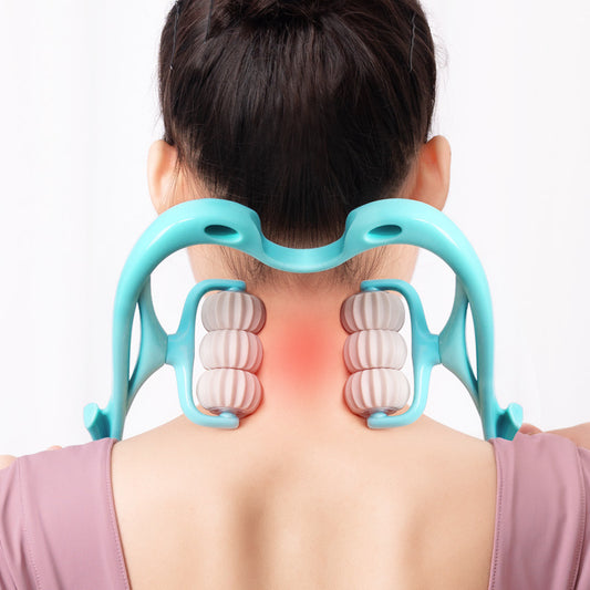 6-in-1 Manual Neck Massager – Relieve Tension Anywhere, Anytime!